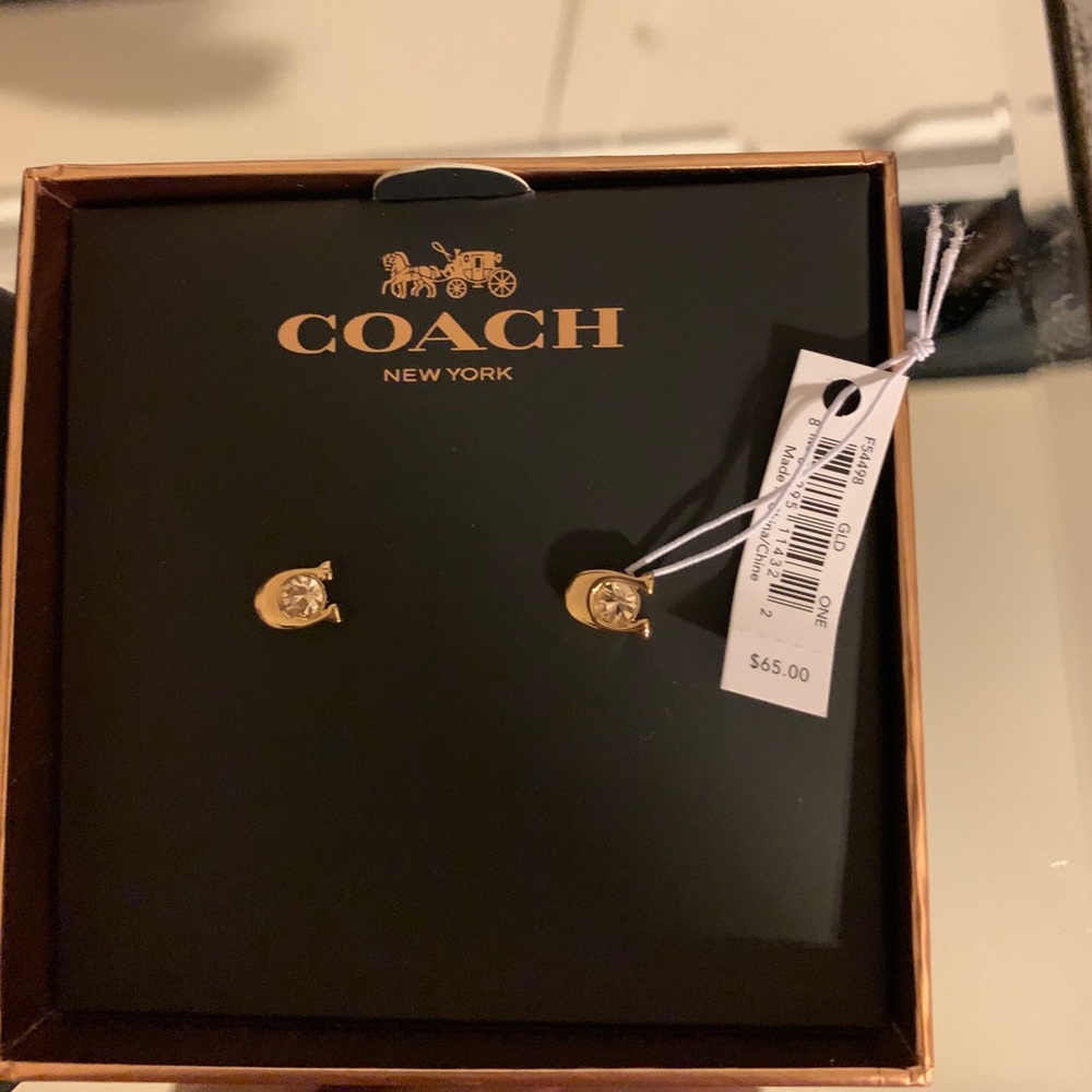 Coach earrings